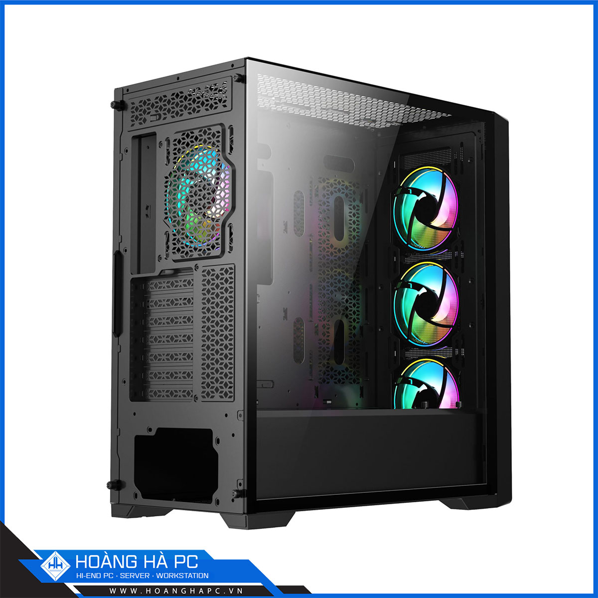 Vỏ case Vitra Titan R230 Elite Black 3Fan ARGB - E-ATX-5