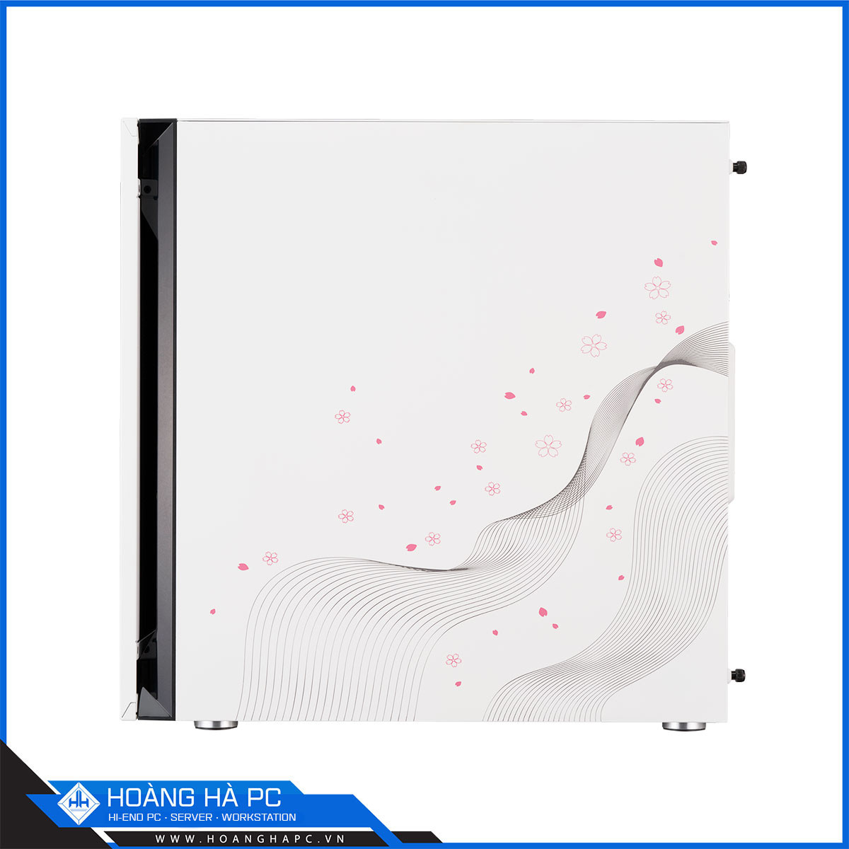 Vỏ Case Cooler Master Silencio S400 Sakura Limited Edition (Mini Tower/Màu trắng/ Fan ARGB)-5