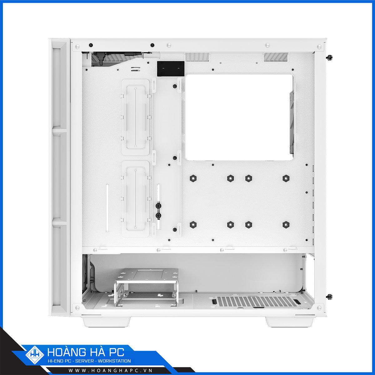 Vỏ case Deepcool CH560 DIGITAL WH White - 4 FAN ARGB-4