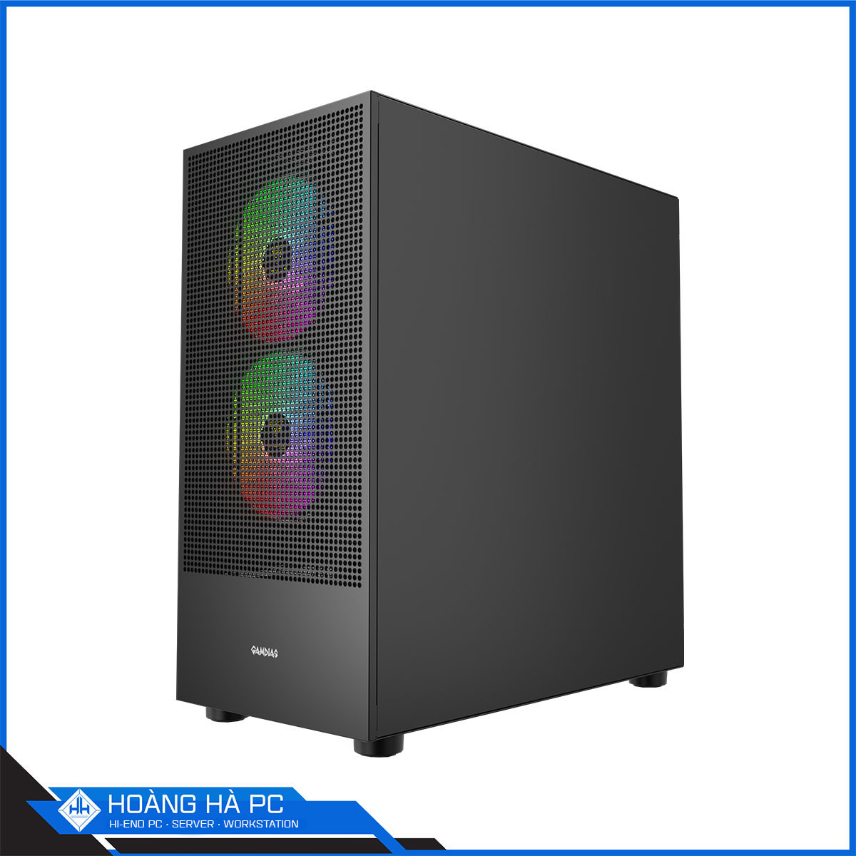 Vỏ Case Gamdias TALOS E3 MESH ELITE BLACK - 3 FAN ARGB (Mid Tower/ Màu Đen)-3