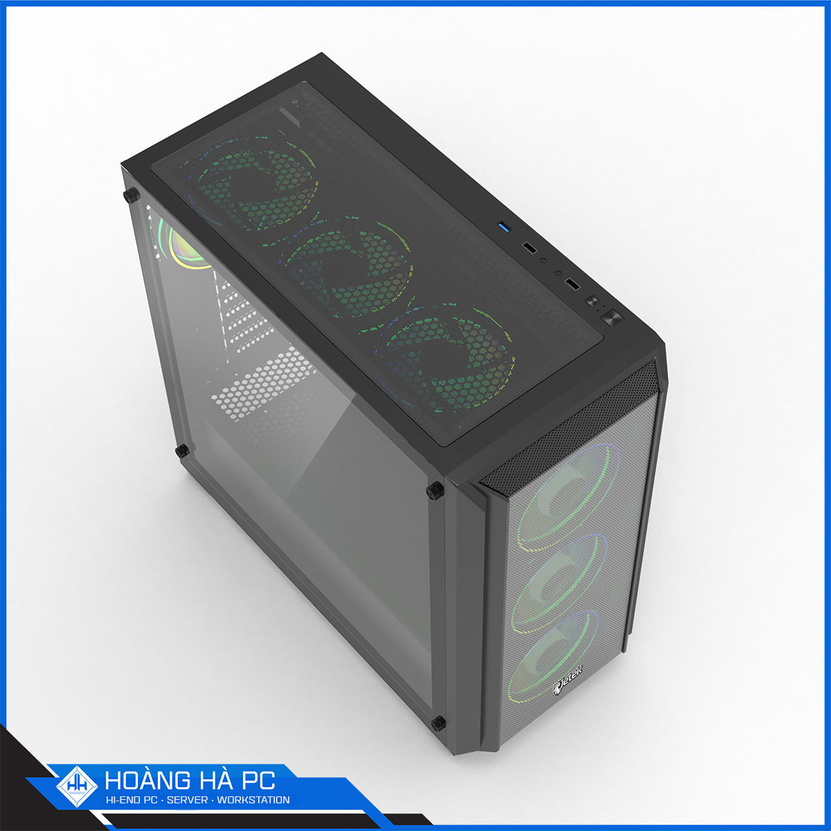 Vỏ Case JETEK CSGO2 - Z7 Black (Mid Tower/ Màu Đen) -  3 FAN-6