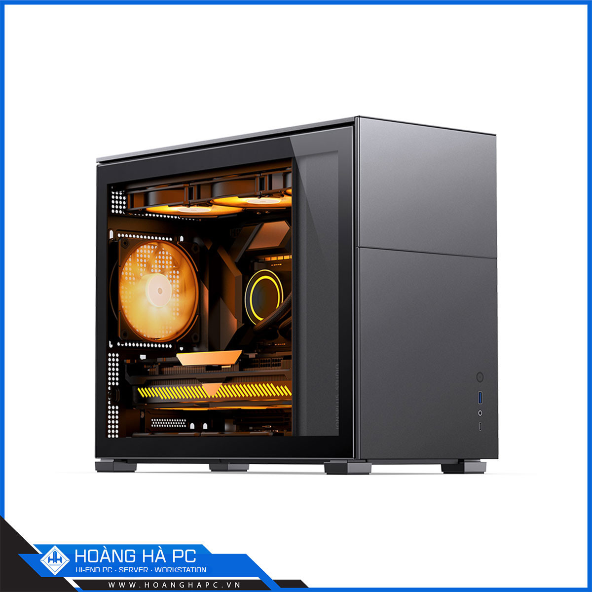 Vỏ case Jonsbo D31 STD Black (Mini Tower/ Màu Đen)