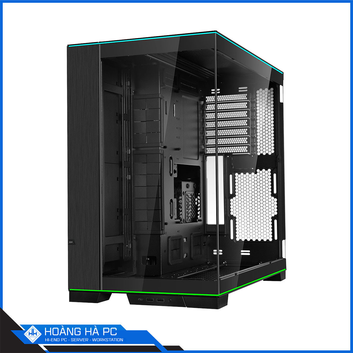 Vỏ case Lian Li O11D EVO RGB Black - No Fan-2