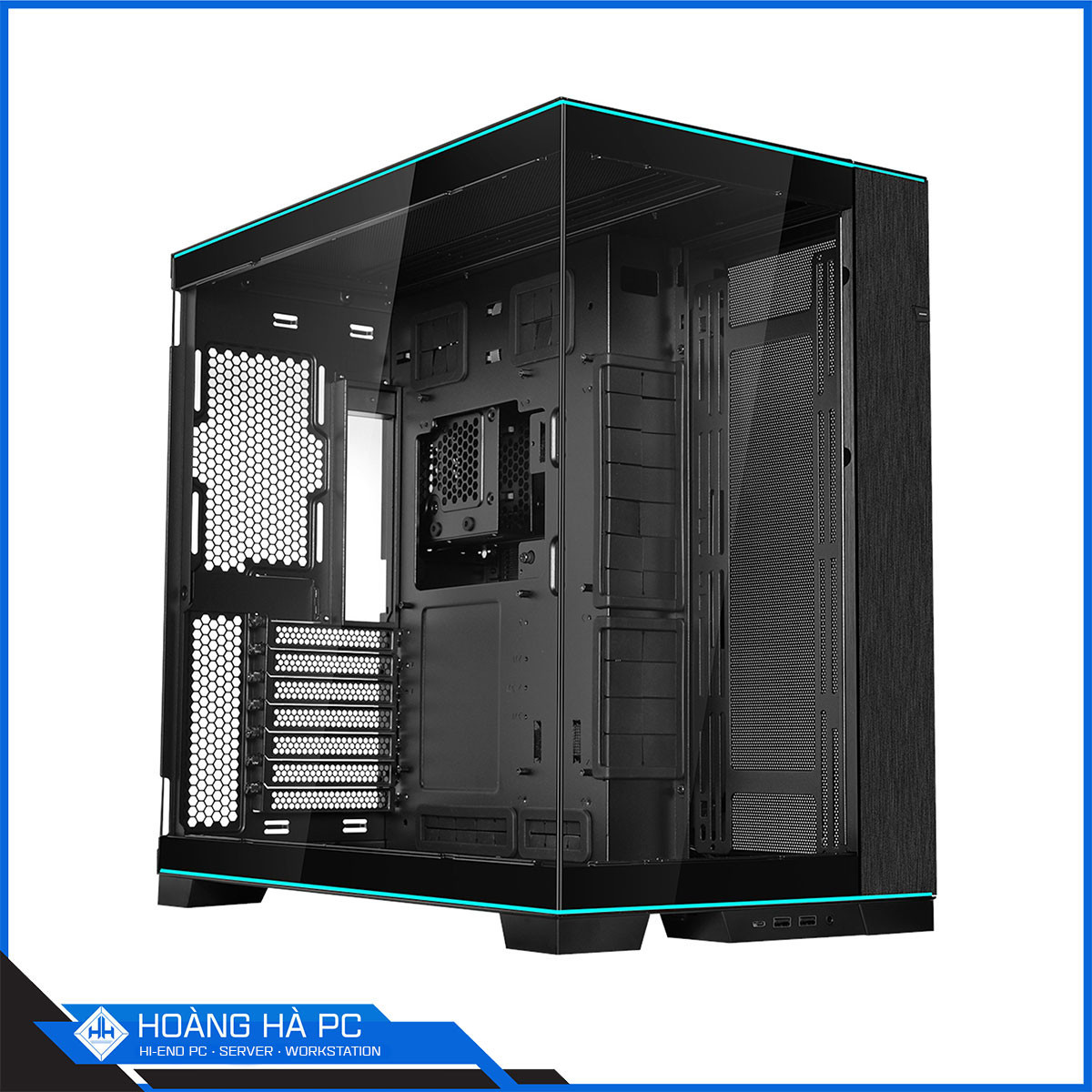 Vỏ case Lian Li O11D EVO RGB Black - No Fan