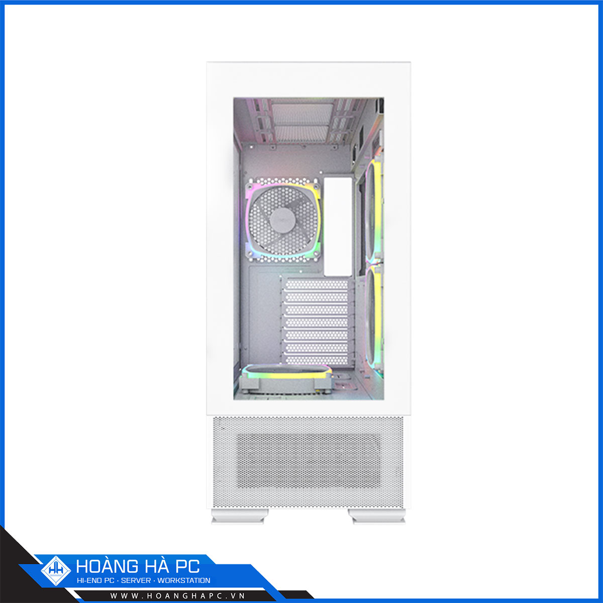 Vỏ Case Montech SKY TWO White (Mid Tower/Màu Trắng) - 4 FAN ARGB-7