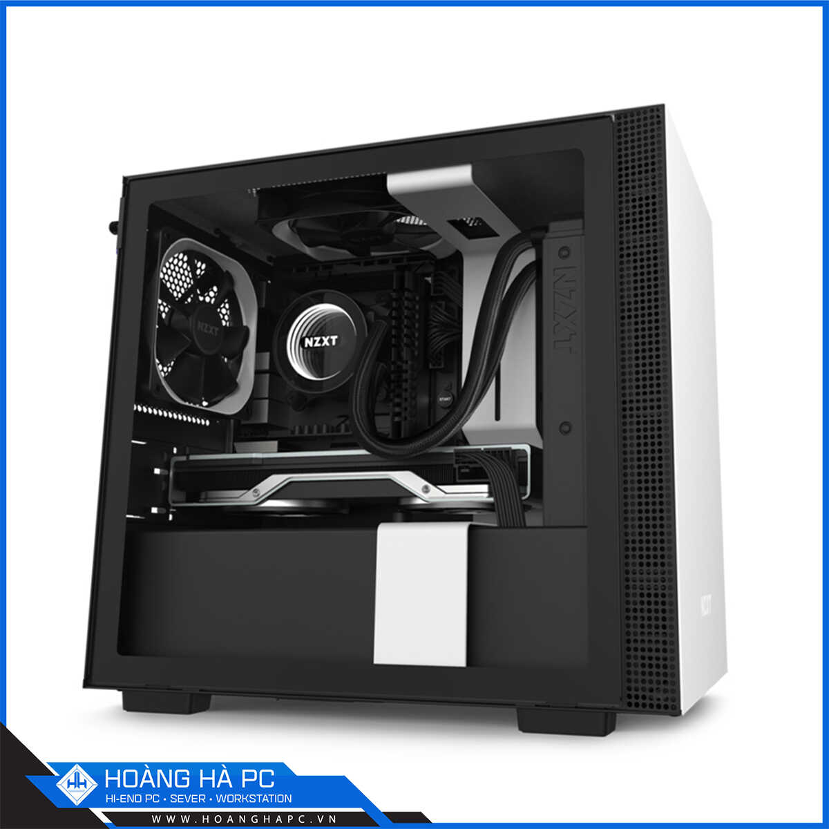 Vỏ Case NZXT H210 (Mini Tower/Màu Trắng)