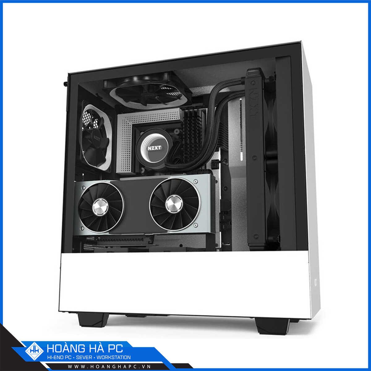 Vỏ Case NZXT H510i (Mid Tower/Màu Trắng)