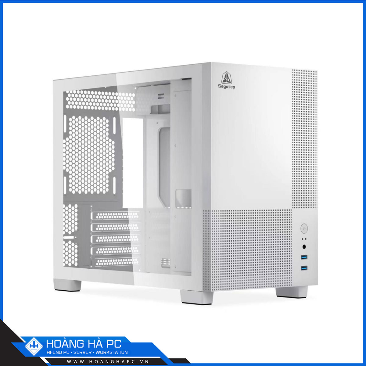 Vỏ case Segotep Memphis-S White (Mini Tower/ Màu trắng)