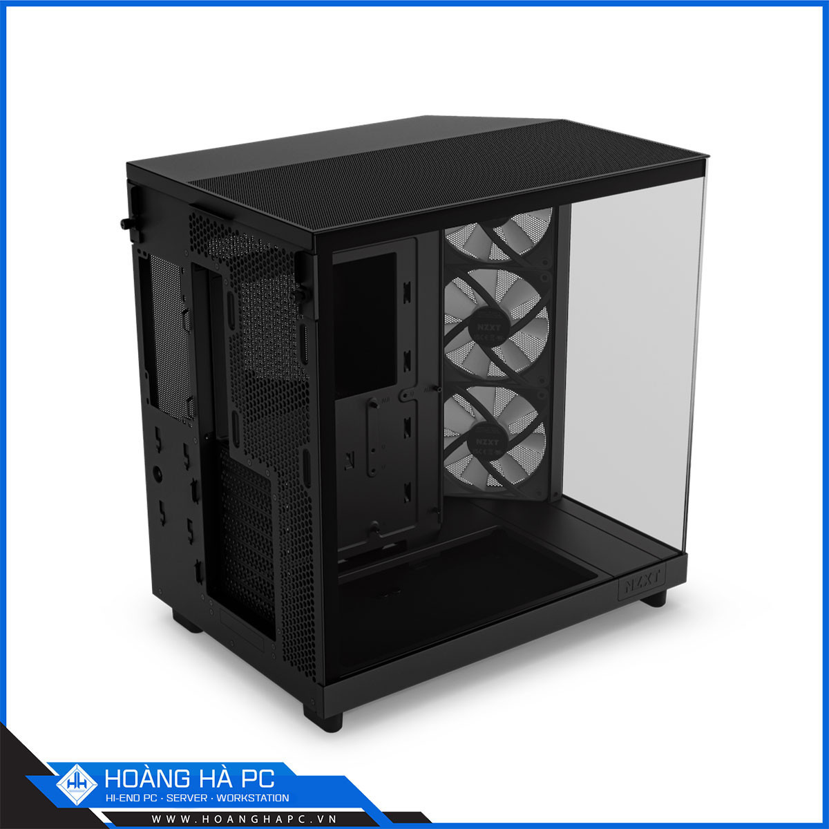 Vỏ máy tính NZXT H6 Flow RGB - Black (Mid Tower/Màu Đen/ 3 Fan)-4